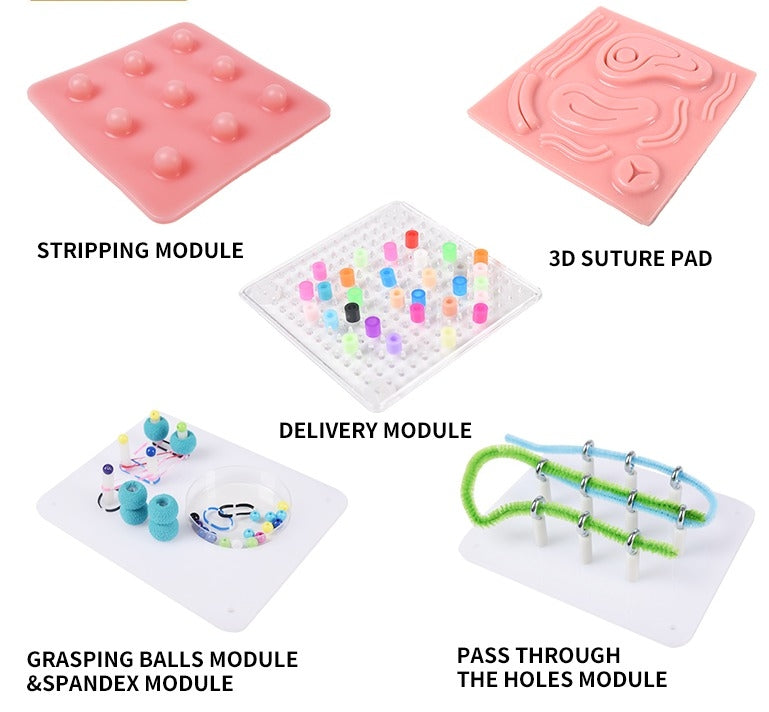 Laparoscopic simulator with USB endoscopic camera, laparoscopic endo-trainer (FULL SET) - Student Medical Kits