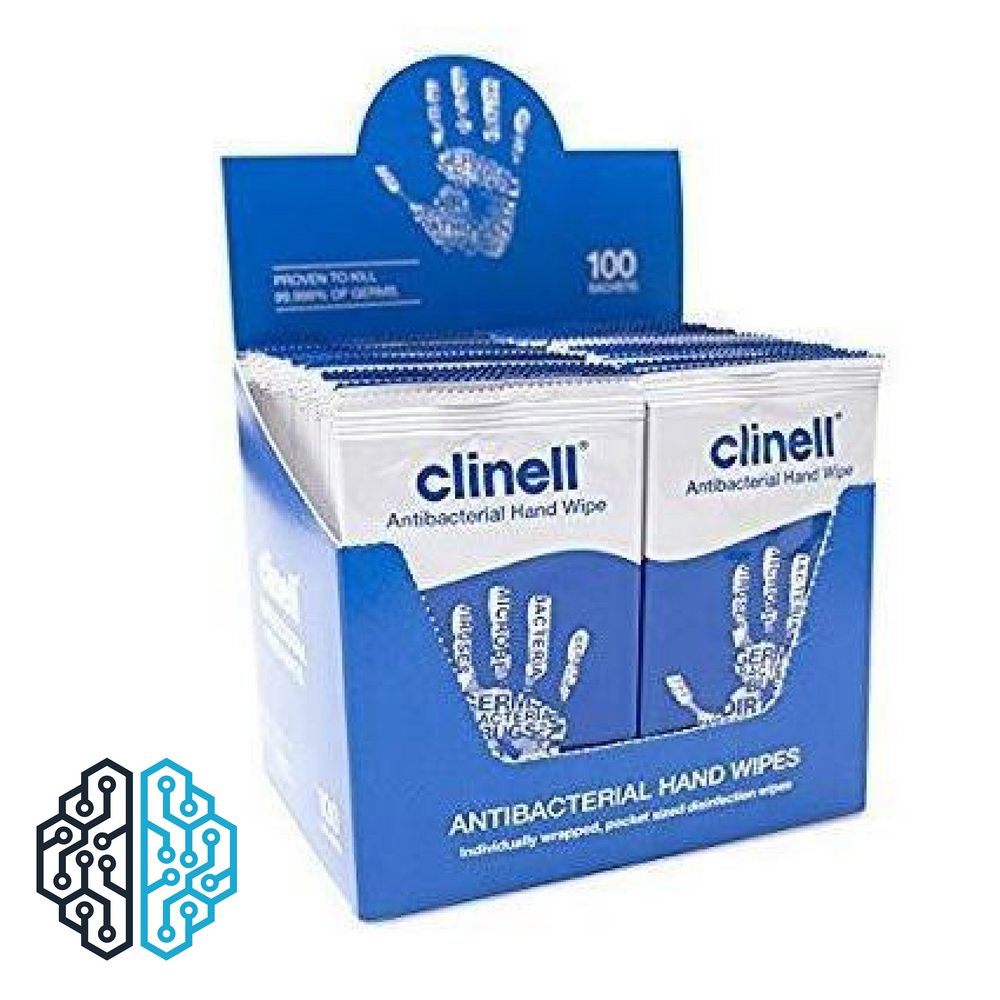 Clinell Individually Wrapped Pocket Size Disinfectant Wipes