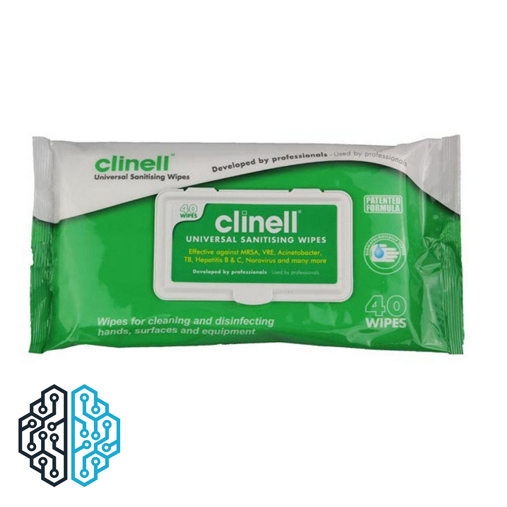 Clinell Universal Sanitising Wipes Box of 40